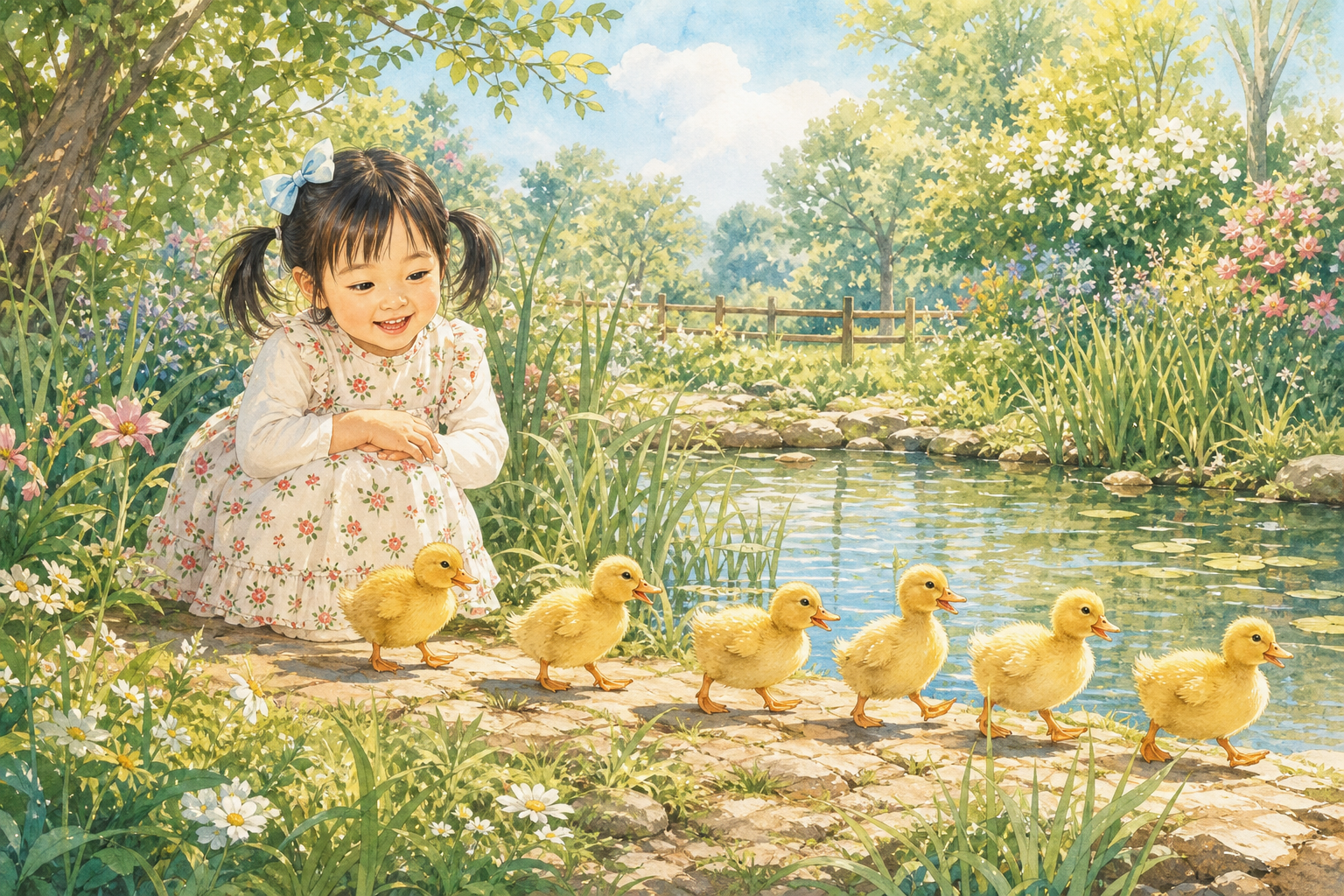 Storybook duckling parade
